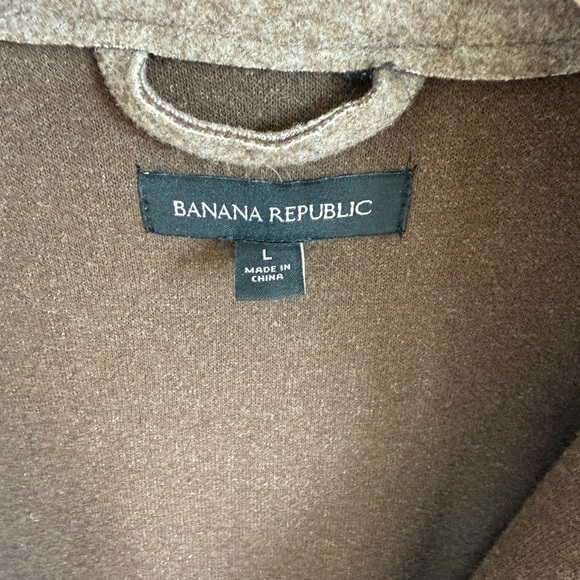 Banana Republic 4 Pocket Brown Shacket Jacket size large - Picture 10 of 12